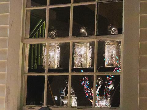 Tin lights at Strawbery Banke #2