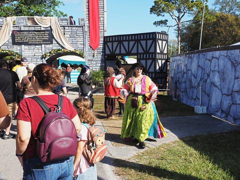The press at the renaissance faire