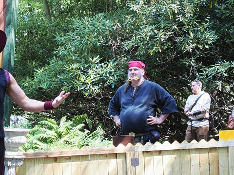 Flowers in the beard