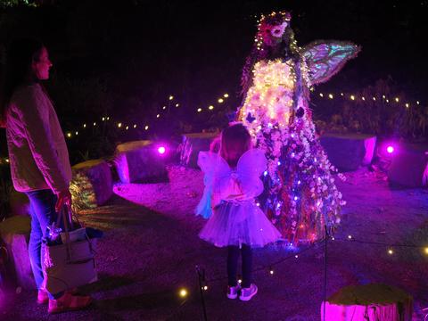 Fairy statue at the New England Botanic Garden