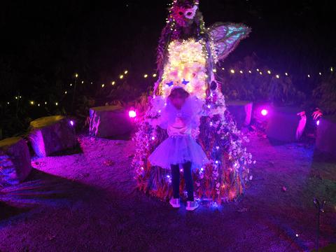 Fairy statue at the New England Botanic Garden #3