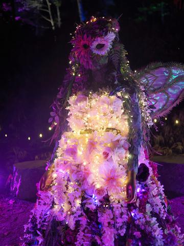 Fairy statue at the New England Botanic Garden #4