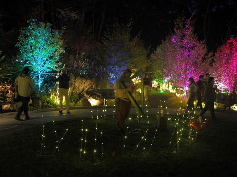 Harper at the New England Botanic Garden