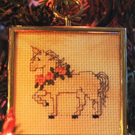 Unicorn ornament