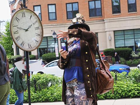 Getting my picture taken