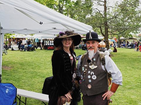 Jesse Lucci and Captin Jim Pekoe