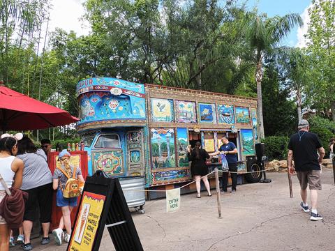 Food vendor in the Expedition Everest area