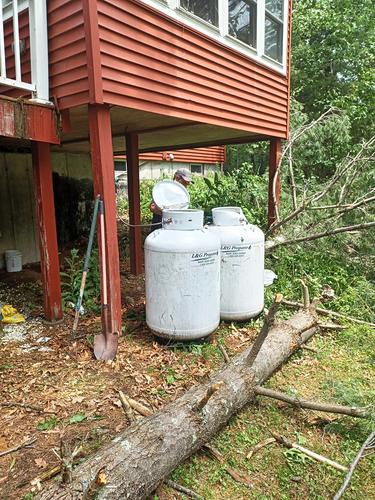 Propane tank damage #3