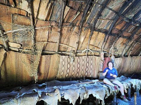 Interpreter in Patuxet house #3