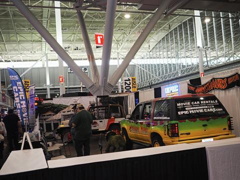Jurasic Park car at Fanexpo