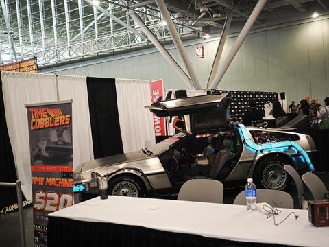 Back to the Future car at Fanexpo