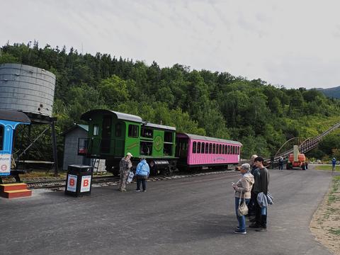 Cog railway on Mount Washington