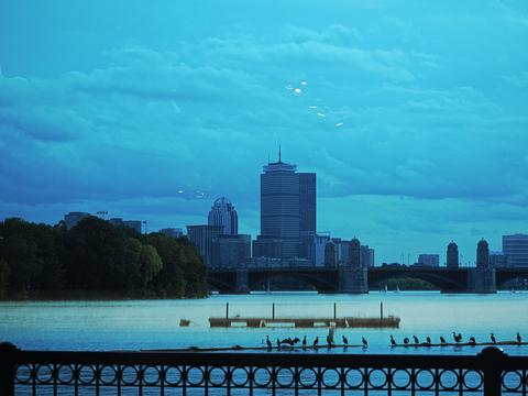 Boston from the Museum of Science