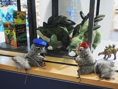 Squirrels and dinosaurs