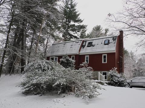 Our house in winter