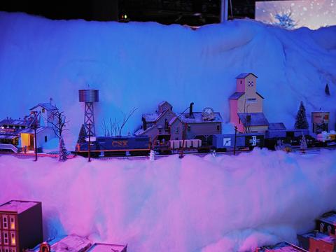 Museum of Science Christmas train display #3