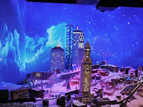 Museum of Science Christmas train display #9