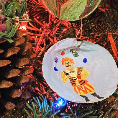 Shell ornament my mother-in-law made