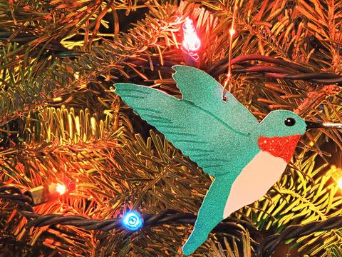 Hummingbird ornament