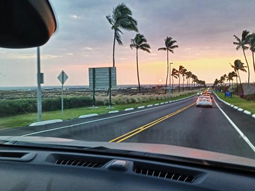 Sunset on the way to the airport #2