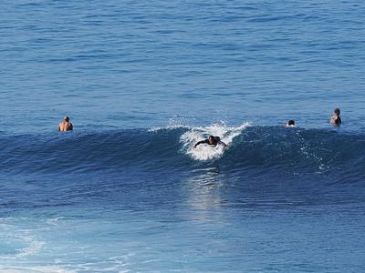 Catching  wave