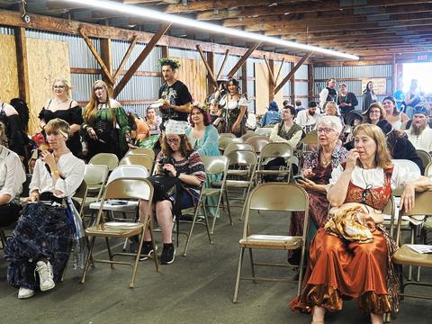 Costume contest audience