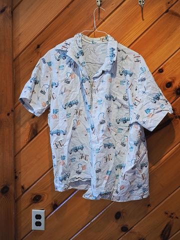 VW bus and camera shirt