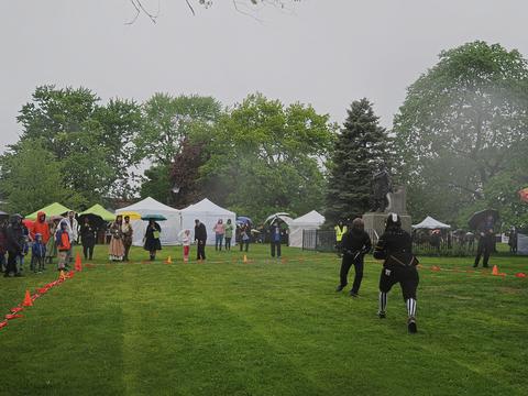 Sword fighting demonstration #2