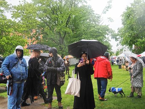 Getting my picture taken