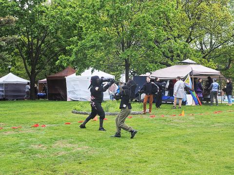 Sword fighting demonstration #4