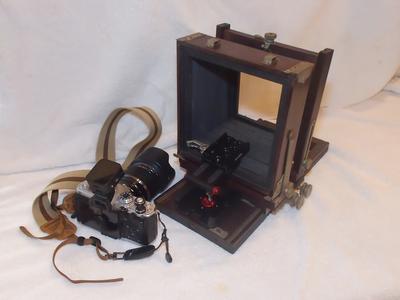 Disguise OM-3 + 17mm f/1.2 lens inside Korona 5x7 #2