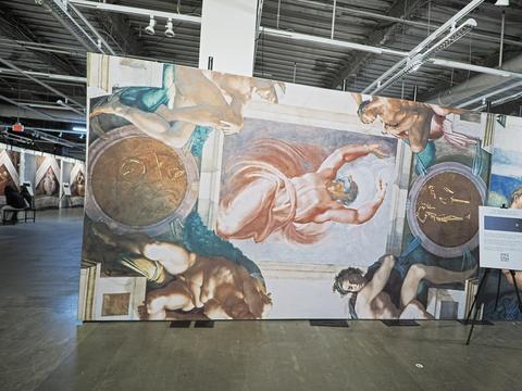 The separation of light from darkness