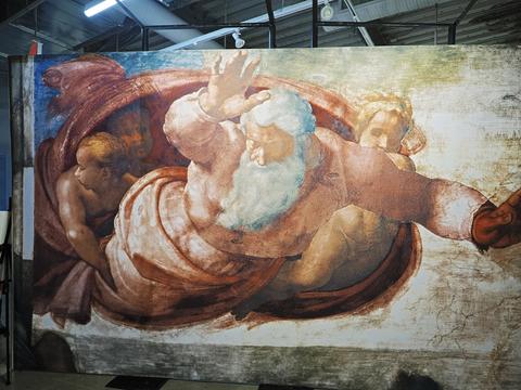 God separates the earth from the waters #2