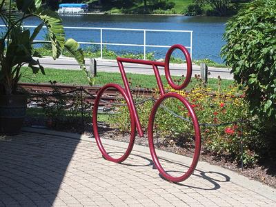 Bicycle sculpture